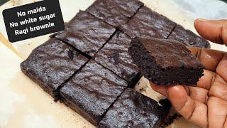 Ragi brownie recipe in tamil | Gluten free Ragi brownie| Healthy recipe|