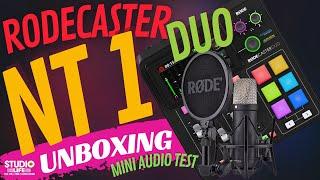 RODECASTER DUO WITH THE NT1 5TH GENERATION UNBOXING REACTION VIDEO PODCAST + MOTIVATION CONVERSATION