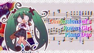 (Flash warning) [Piano Duo] SAWTOWNE - Confessions of a Rotten Girl