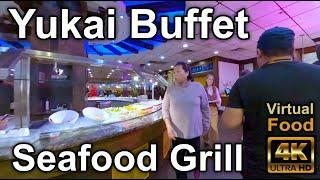 [4K30] Virtual Food Tour | Eating at Yukai Buffet Seafood Grill in Virginia Beach