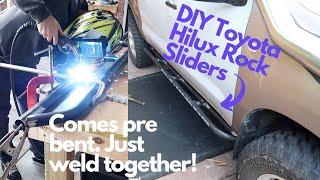 DIY Custom Rock Sliders - Toyota Hilux Rock Sliders