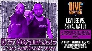 Dive Wrestling 2nd Anniversary: Spinalgator VS Levi Lee