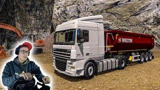 ВЕЗУ ПЕСОК НА ДАФе КАК У БОЛЬШЕГРУЗ 40RUS! Euro Truck Simulator 2