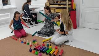 Шостакович "Шарманка" на Boomwhackers (чаймбари,кольорові трубки)