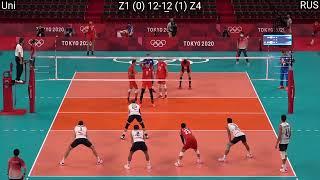 Volleyball USA vs Russia Men Olympic Full Match