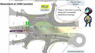 New Traffic Configuration at University of Mauritius Junction