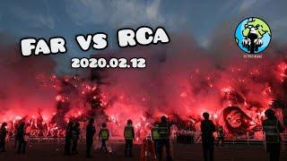 TIFO / PYROSHOW CURVA CHE ULTRAS ASKARY & BLACK ARMY/ AS FAR VS RCA CASABLANCA 2020/02/12