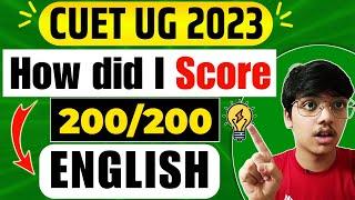 How did I score '200/200' in English  I Must Watch  I CUET 2024