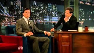 Tom Welling on Late Night with Jimmy Fallon 5-5-2011