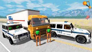 ПОСЛЕДНЕЕ ПРЕДУПРЕЖДЕНИЕ! ДАЛЬНОБОЙЩИК ПОШЕЛ НА ТАРАН ДПС | BeamNG.drive