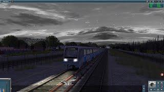 Trainz 12. Вечерняя поездка по Арбатско-Покровской линии метро