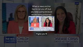 When a news anchor has to cut you off, but you keep going because we are being poisoned.