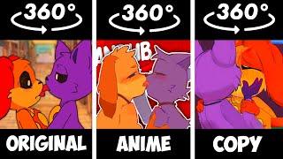 360º VR DogDay X CatNap's  (Original vs Anime vs Copy)