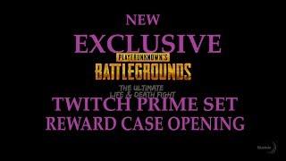 EXCLUSIVE New PUBG TWITCH Prime Set Skin Case Opening.