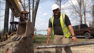 Tri-State Trench and Bore demonstrating Pioneer One Air Hammer