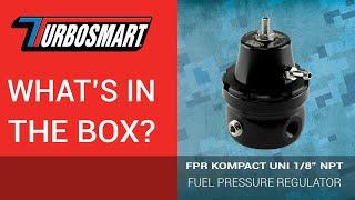 What's in the Box? - Fuel Pressure Regulator | FPR Kompact Uni 1/8" NPT Sleeper