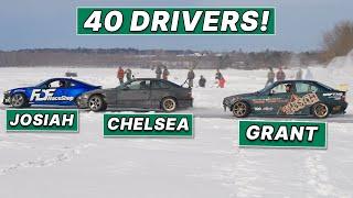 Our Largest Ice Drift Event Ever! Non-Stop Driving