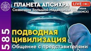 #585 Ченнелинг (прямой эфир) с подводной цивилизацией. Планета Апсихра, созвездие Большой Медведицы