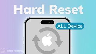 How to Hard Reset iPhone 2024 | iOS System Reflash - All Devices