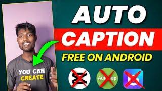 New FREE Auto Captions App for Android - (VERY Easy) // Free Auto Captions App 2023