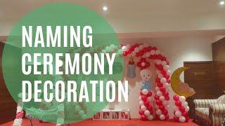 Naming ceremony decoration | Cradle ceremony decoration | barsa 2022 | DR event organiser