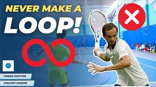 NEVER Make A LOOP On Your  FOREHAND (The Letter C Myth!)