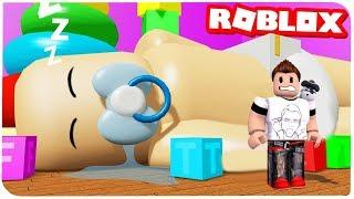 НЕ БУДИТЕ ГИГАНТСКОГО РЕБЕНКА В ROBLOX! | Роблоксер Альберт