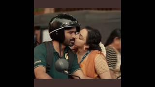 south movie  dhanush ️ Nitya  kissing scenes x saibo song #shorts #south movie