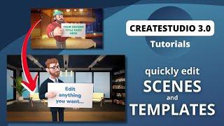 CreateStudio: Edit Scenes and Templates (Tutorial)