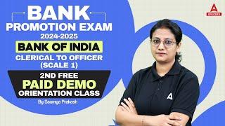 Bank Of India Clerk to Officer Promotion | Paid Demo Class #2 | Bank Promotion Exam 2024