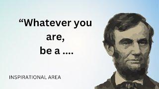 12 Top Worthy Quotes from ABRAHAM LINCOLN ... motivational video | Quotes Motivation