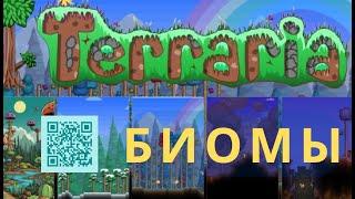 Террария. Гайд. Все БИОМЫ ️игры.  #terraria #террария