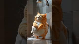 Mirror mirror on the wall...who’s the fluffiest diva of them all? #ai #cat #cute #animation #funny