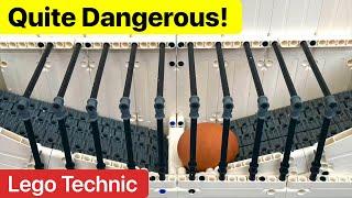 Dangerous Lego Crushing Machine! 4K