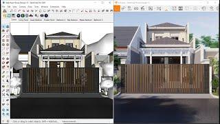 Sketchup House Design 15 Enscape 3.0 Render Setting