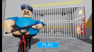 CYCLE PRISON RUN OBBY BUT BARRY'S ON A BIKE #roblox #scarryobby