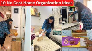 10 No Cost Home Organization Ideas | Organize Your HOME For Free