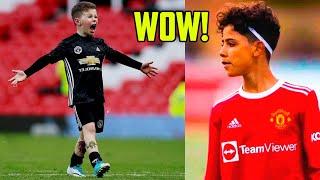 ROONEY' SON SHOCKED RONALDO JR BY HIS UNBELIEVABLE PLAY for MANCHESTER UNITED!