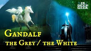 What is the difference between Gandalf the Grey and Gandalf the White?