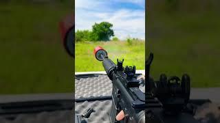 AR15 with OIL FILTER SUPPRESSOR TEST!! #guns #shooting#pistol #ar15 #ak47 #like #sub #shorts #rifle