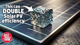 Solar PV with more than 40% efficiency is now achievable.