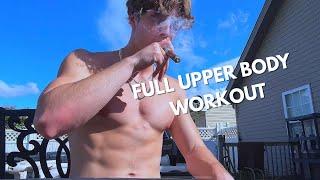 High Intensity Upper Body Workout & Cigars - Hagen Becraft