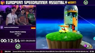 #ESA17 Speedruns - Super Mario Galaxy [120 Stars] by 360Chrism