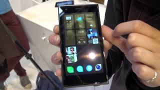 Jolla Sailfish краткий видеообзор. MWC 2014. Специально для Ferra.ru!