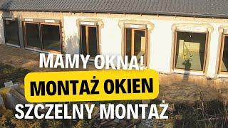 64. Szczelny montaż okien Vetrex Veka V82 przez firmę WINLUX ze Szczecina. HST 4,5 m. 37 m2 okien.