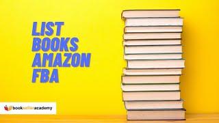 Listing Books for Amazon FBA | Detailed tutorial on available options