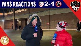 SUNDERLAND 2-1 SHEFFIELD UTD FANS REACTIONS WITH SHAUN MIDDLETON,BIG WIN AND GREAT START TO 2025