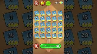 Игра "Cut the Rope" или просто Ам Ням 1 сезон 2 уровень версия: Картонная