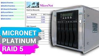 Как восстановить данные с RAID массива хранилища MicroNet Platinum Firewire800