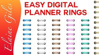 Create Easy Digital Planner Rings in Affinity Publisher